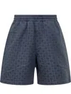 Givenchy Mini Monogram Patterned Shorts In Multi
