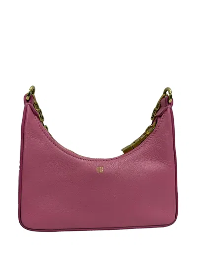 Pre-owned Givenchy Mini Moon Cut Out Shoulder Bag In Pink