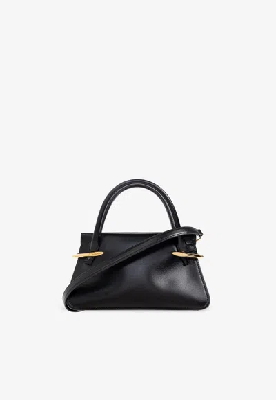 Givenchy Mini Pinch Leather Bag In Black