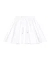 Givenchy Drawstring Mini Pleated Skirt In White