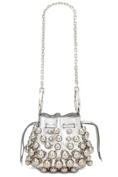Givenchy Mini Pumpkin Bag In Light Silver