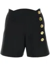 Givenchy Shorts In Wool And Mohair With Buttons In Black