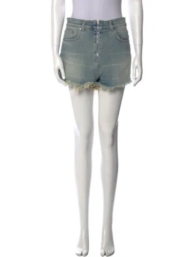 Pre-owned Givenchy Mini Shorts In Blue