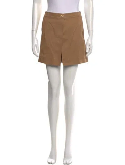 Pre-owned Givenchy Mini Shorts In Brown