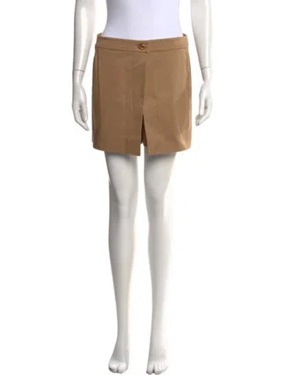 Pre-owned Givenchy Mini Shorts In Brown