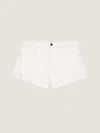 Givenchy Mini Shorts In White Denim