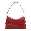 Givenchy Mini Voyou Buckle-detail Leather Tote Bag In Red