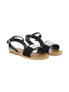 Givenchy Logo Strap Sandals In Black