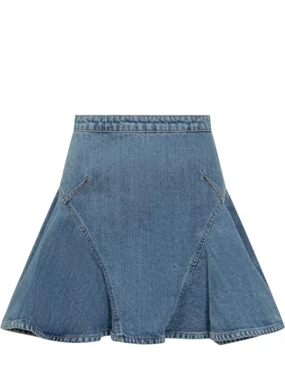 Givenchy Mini Skirt In Blue