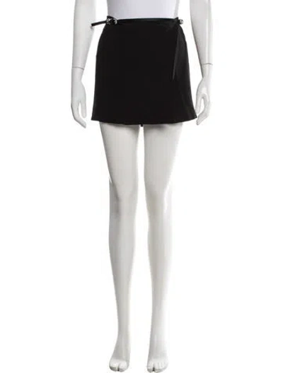Pre-owned Givenchy Mini Skirt In Black