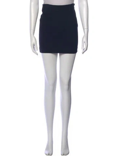 Pre-owned Givenchy Mini Skirt In Blue