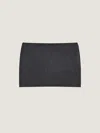 Givenchy Mini Skirt In Wool In Black
