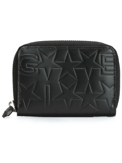 Givenchy Mini Stars & Logo Wallet In Black