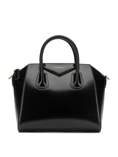 Givenchy Mini Structured Handbag In Black