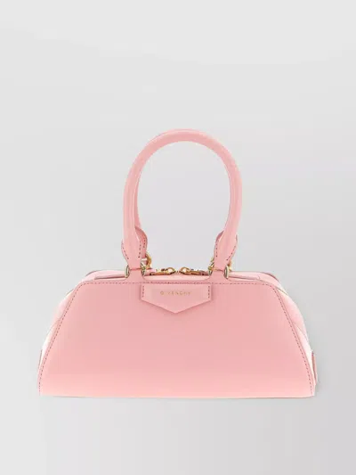 Givenchy Mini Structured Top Handle Handbag With Gold-tone Hardware