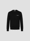 Givenchy Mini Sweatshirt With Unique Texture In Black
