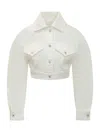 Givenchy Mini Tailored Jacket With Button Details In White