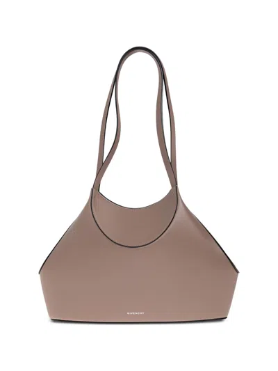 Givenchy Mini Textured Tote Basket In Taupe
