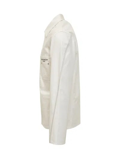 Givenchy Mini Utility Jacket In White