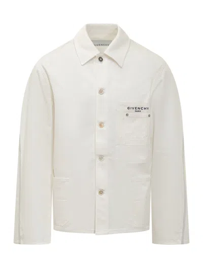 Givenchy Mini Utility Jacket In White