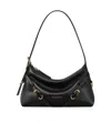 Givenchy Mini Voyou Bag In Shiny Leather In Black