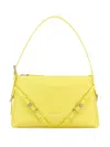Givenchy Mini Voyou Shoulder Bag With Adjustable Strap In Yellow
