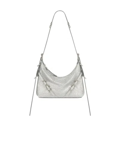 Givenchy Mini Voyou Crossbody Bag In Gray