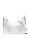 Givenchy Versatile Mini Crossbody Bag With Adjustable Strap In Silber