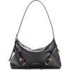 Givenchy Voyou Mini Leather Shoulder Bag In Black