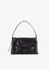 Givenchy Medium Voyou Buckle-strap Shoulder Bag In Black