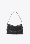 Givenchy Compact Leather Chain Crossbody In Black