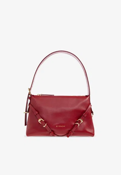 Givenchy Mini Voyou Shoulder Bag In Red