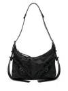 Givenchy Mini Voyou Crystal-embellished Shoulder Bag In Black