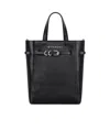 Givenchy Mini Voyou Grained Leather Tote Bag In Black