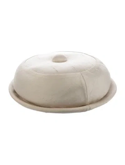 Pre-owned Givenchy Mini Woven Cap In Neutral