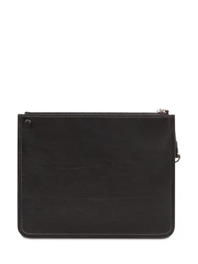 Givenchy Mini Zip Pouch Handbag In Black