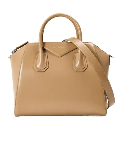 Givenchy Minimal Compact Handbag In Sand-colored