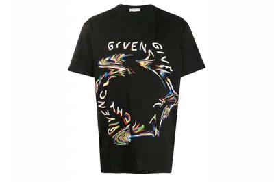 Pre-owned Givenchy Mirage Logo T-shirt Black
