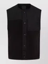 Givenchy Mix Material Vest 4g Pocket In Black