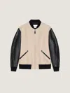 Givenchy Silk Nylon Jacket Contrast Sleeves Pockets In Brown
