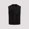 Givenchy Men's Mix Material Vest 4g Pocket In Black