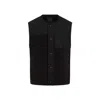 Givenchy Men's Mix Material Vest 4g Pocket In Black