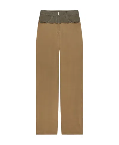 GIVENCHY GIVENCHY MIXED CONTRASTING DENIM JEANS