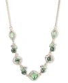 GIVENCHY MIXED CRYSTAL STATEMENT NECKLACE, 16" + 3" EXTENDER