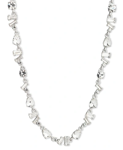 Givenchy Mixed-cut Crystal Collar Necklace, 16" + 3" Extender In Crystal Wh