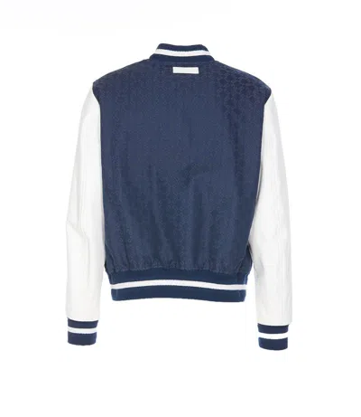 Givenchy Mixed Mat Varsity Jacket