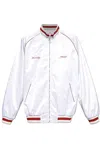Givenchy Mixed Material Bomber In White