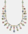 Givenchy Mixed Stone 16" Statement Necklace In Gold