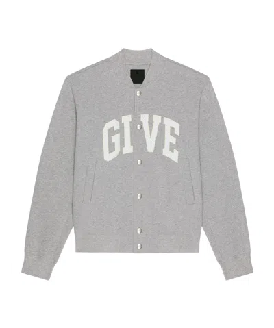 GIVENCHY GIVENCHY LOGO PRINTED COLLEGE VARSITY JACKET