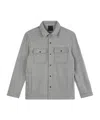 Givenchy Mélange-effect Jersey Shirt In Gray